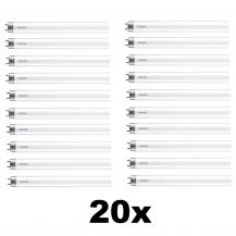 20 x Philips Ecofit LEDtube T8 1500mm 22,3W wie 58W 2300lm 4000K neutralweiß G13 KVG/VVG 230V inkl. Ersatzstarter