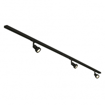 SLV 143190 Puri Set 1-Phasen Hochvolt-Set - 2m Schienensystem mit 3 Spots inkl. LEDs GU10