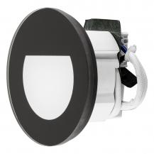 EVN W800902 MURUS LED Wandeinbauleuchte 1,5W 3000K 35lm Schwarz Einbaudurchmesser 60 mm