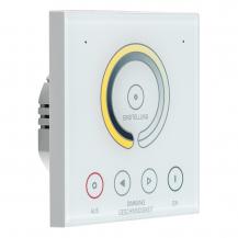 EVN WPDIMWWCWW Funkwandpanel (kabelgebunden) für Funk-Dimmer- und Weiß-Weiß-Controller, 433,9 MHz, 20 m Reichweite, Weiß