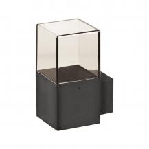 EVN WQS172715 FUMO Wandleuchte E27 13W IP44 Anthrazit Aluminiuma