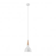 Bioledex Junges Wohnen nordische Pendelleuchte 15cm E27 weiß Metall, Holz