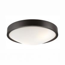 Bioledex Junges Wohnen Deckenleuchte 37cm in Wenge aus Holz und Glas - gewölbter Diffusor