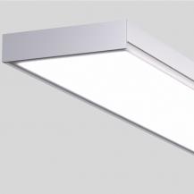 Siteco Apollon 31 Surface Deckenleuchte breit strahlend, 90°, Lichtfarbe 840, EIN/AUS Multilumen, weißaluminium (RAL 9006)