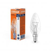 OSRAM E14 Lampe Kerzenform gedreht dimmbar 11W 2700K warmweißes Licht Filament - Kein LED