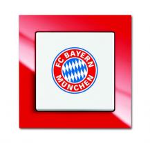Busch-Jaeger 2000/6 UJ/03 Fanschalter FC Bayern München Aus- und Wechselschaltung
