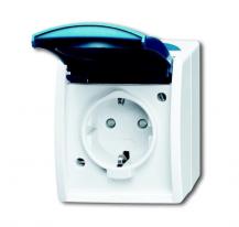 Busch-Jaeger 20 EBW-53 SCHUKO® Steckdose mit erh. Berührungsschutz