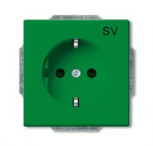 Busch-Jaeger 20 EUCB-13-82-102 SCHUKO® Steckdosen-Einsatz mit Aufdruck