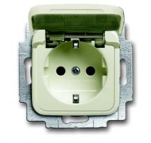 Busch-Jaeger 20 EUKB-212 SCHUKO® Steckdosen-Einsatz mit Klappdeckel