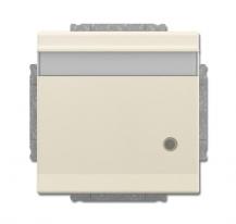 Busch-Jaeger 20 EUKNBL-82 SCHUKO® Steckdosen-Einsatz mit Klappdeckel Beschriftungsfeld und LED Kontrolllicht