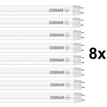 8 x 120cm OSRAM LED TUBE T8 EM PLASTIC 1200 mm 15 W 830 G13 1620 lm warmweiß für KVG/VVG oder 230 V inkl. Ersatz-Starter