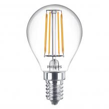 Philips LED Filament E14 LED-Leuchtmittel in Tropfenform 4W wie 40W warmweißes Licht