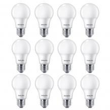 Aktion: Nur noch angezeigter Bestand verfügbar:    12er Sparpack E27 PHILIPS LED-Lampen matt 8W wie 60W Neutralweißes Licht 4000K