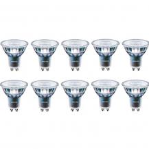10er Philips MASTER LEDspot ExpertColor 3.9-35W GU10 Ra97 2700K warmweiß 25° schmaler Lichtkegel Dimmbar hohe Farbwiedergabe