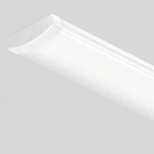 120cm Siteco Deckenleuchte Siluette® 21, breit strahlend, Abdeckwanne, satiniert, EIN/AUS Multilumen, weiß